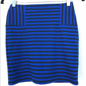 Striped pencil skirt from forever 21